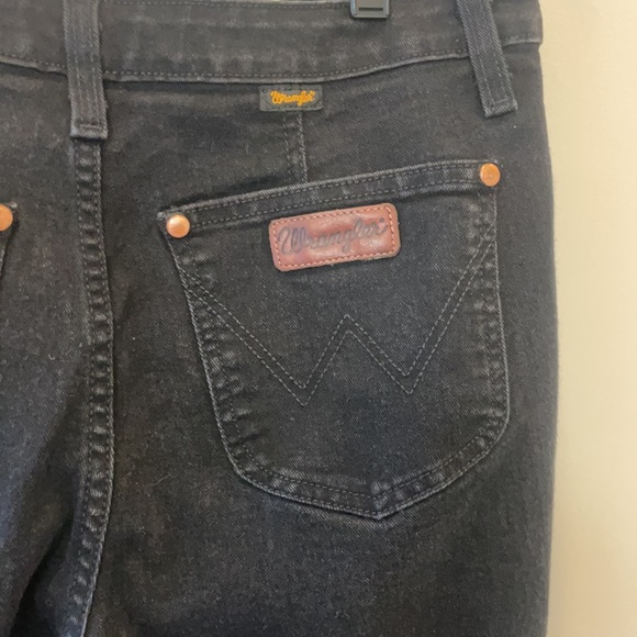 Wrangler with ModCloth black flare jeans size 14 - Picture 5 of 5